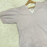 Frock Feeding Nighty, Free Size, Ankle Length, Tie-Up, Puff Sleeve Sleepwear in Softest Cotton Fabric (Bra Size 34"-38" | 50”-52″ length)